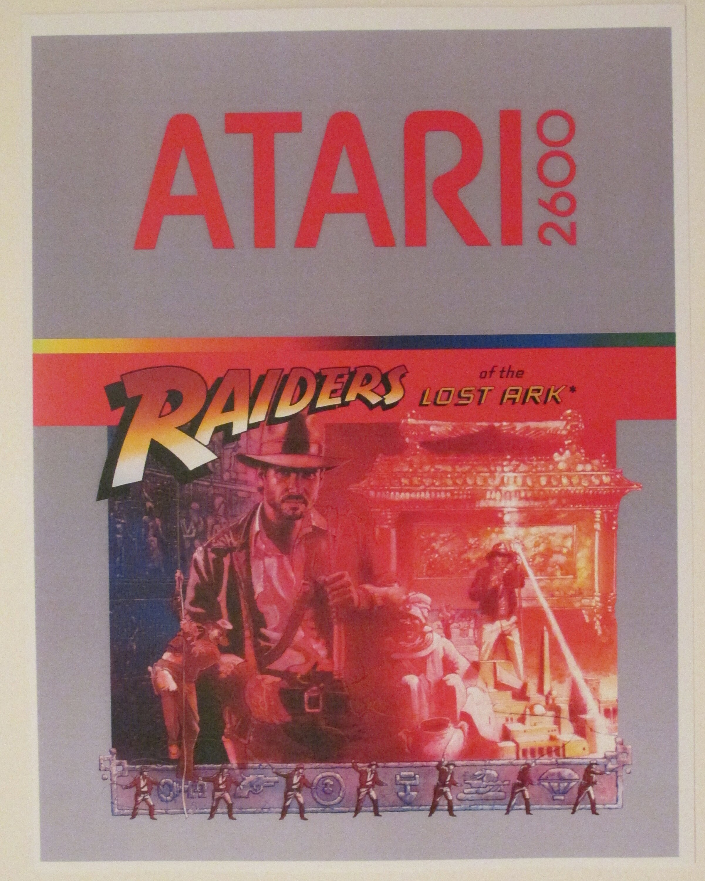 2600 Star Wars and Raiders of the Lost Ark Video Game Box Art