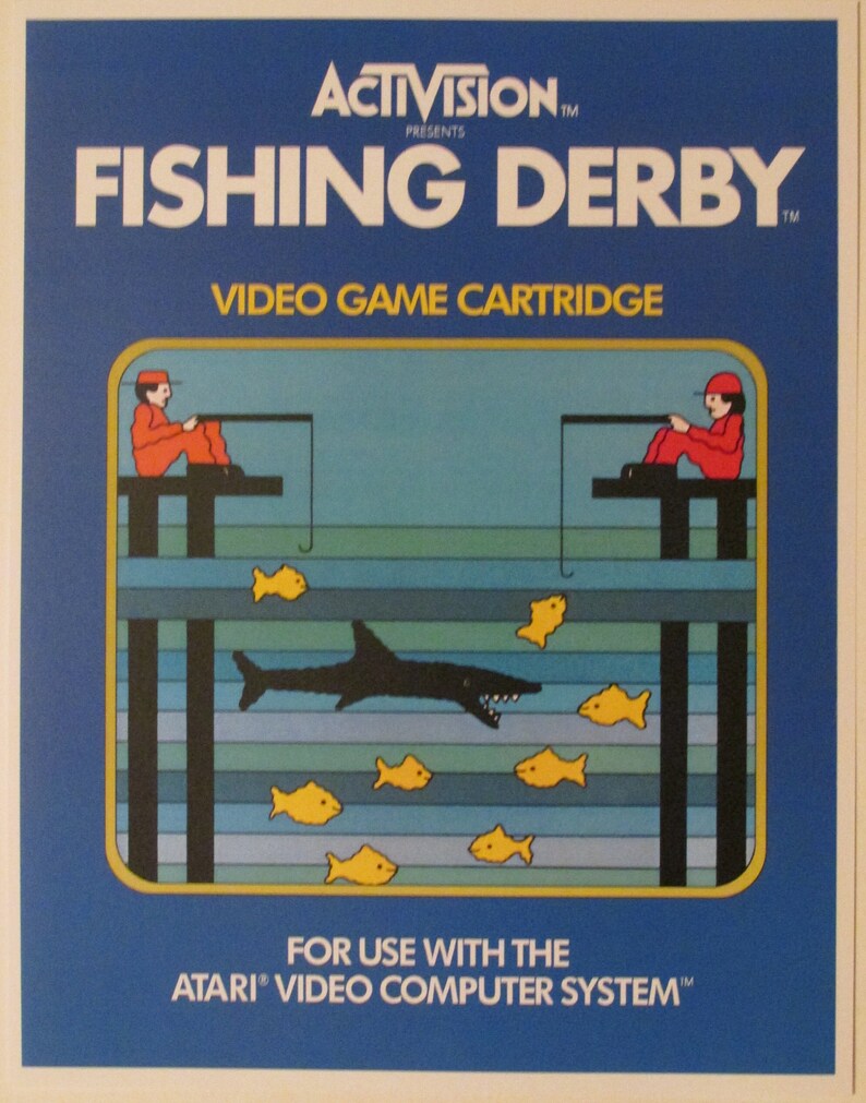 Activision Atari 2600 Video Game Box Art Reproduction 8.5x11 Poster ...