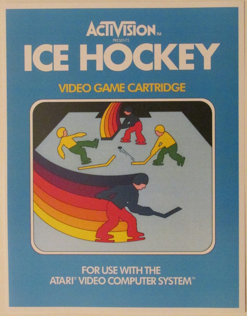 Activision Atari 2600 Video Game Box Art Reproduction 8.5x11 Poster ...
