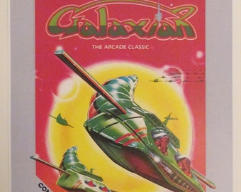 Atari 2600 Video Game Silver Box Art Reproduction Four 8.5
