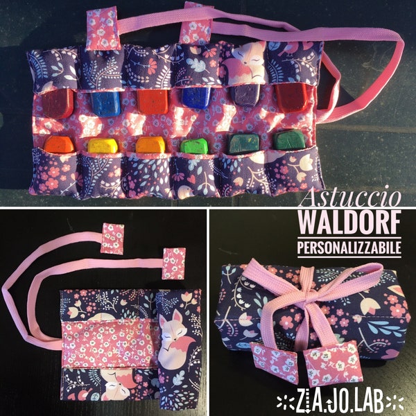 Astuccio Waldorf per colori a cera