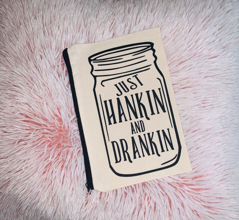 makeup bag Hankin\u2019 and Drankin\u2019 purse pouch