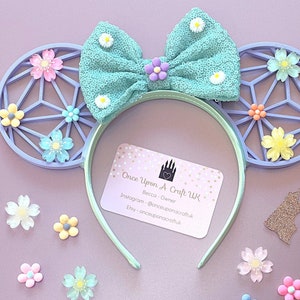 Flower and Garden Mouse Ears Headband