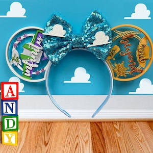 To infinity and beyond themed Mouse Ears Headband