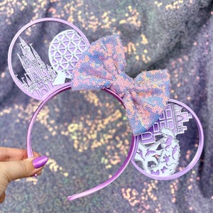 Four Park Challenge Icons Mouse Ears Headband