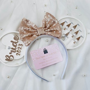 Bride 2024 Wedding Bridal Castle Mouse Ears Headband