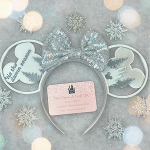Tis the dam verflixt Jahreszeit Weihnachten Swift Maus Ohr Stirnband