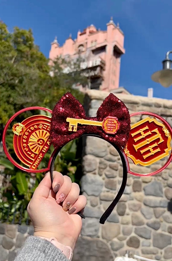 Tower Hotel Themed Hollywood Terror Mouse Ears Headband - Etsy display picture 2