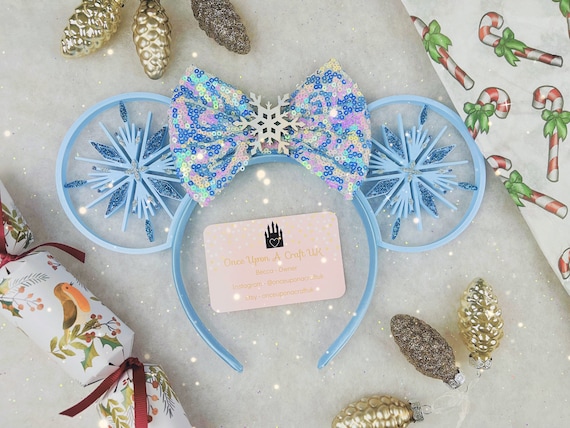 Disney Mickey Mouse Snowflake Ears Disney Snowflake Minnie Mouse Ears - BoxLunch Exclusive  main image 3