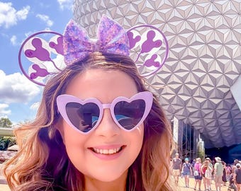 Diadema con orejas de ratón y globos mágicos