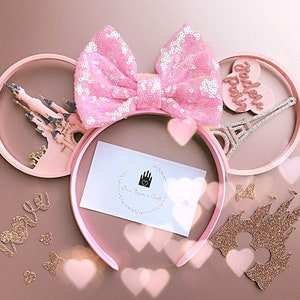 J’adore Paris Castle Mouse Ears Headband