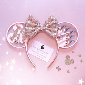 Happiest Place on Earth Meet on Main Street Castle Mouse Ears Headband