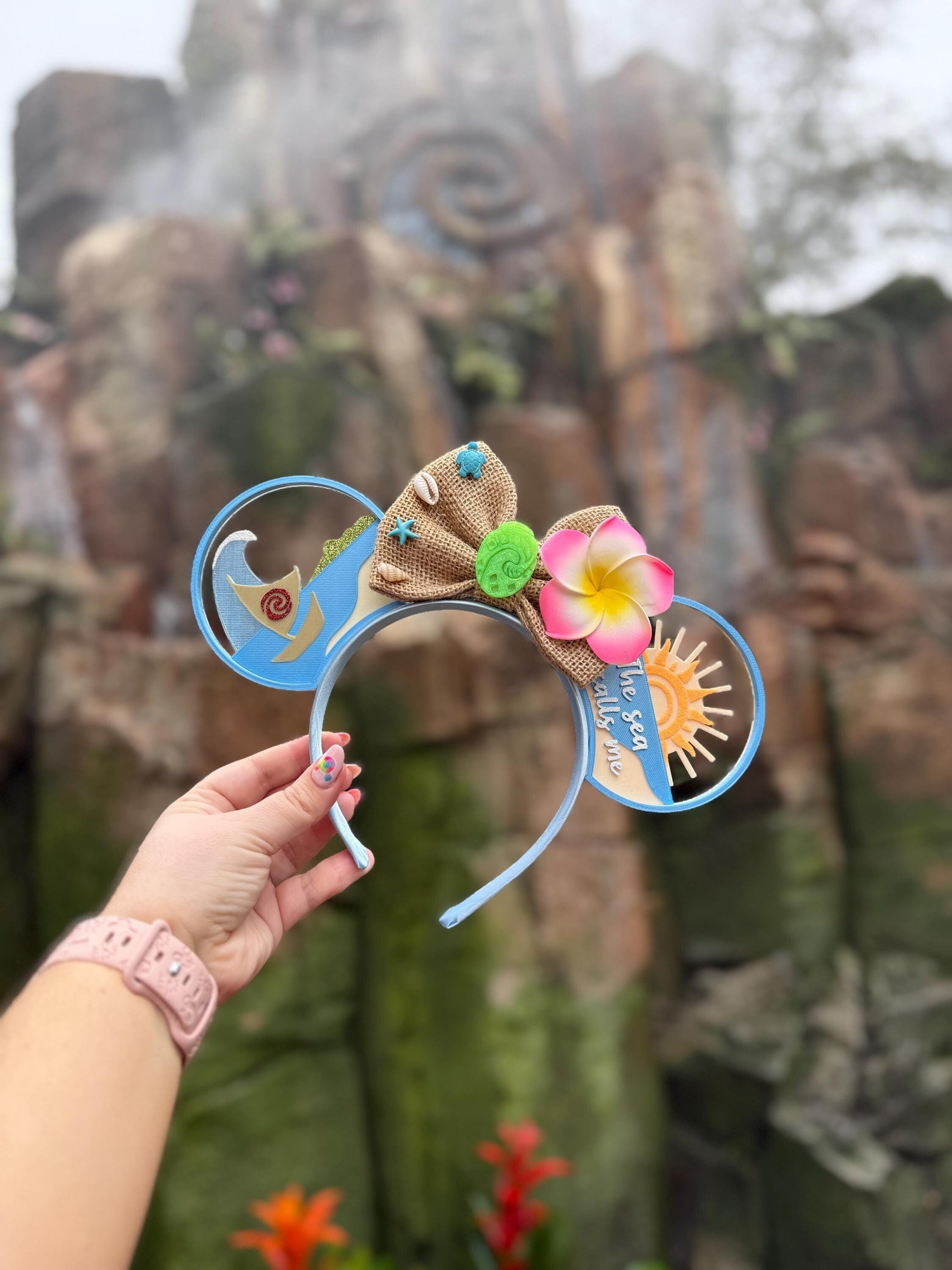 Island Princess The sea calls me Mouse Ears Headband