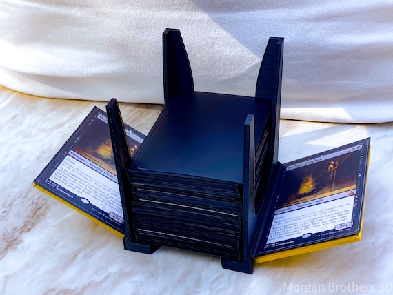 mtg arch enemy cards STL Model Files - MTG Commander V2 - 4-in-1 Draw and Discard Playing Card  Holder Deck Box Dice Tray - Magic the Gathering EDH