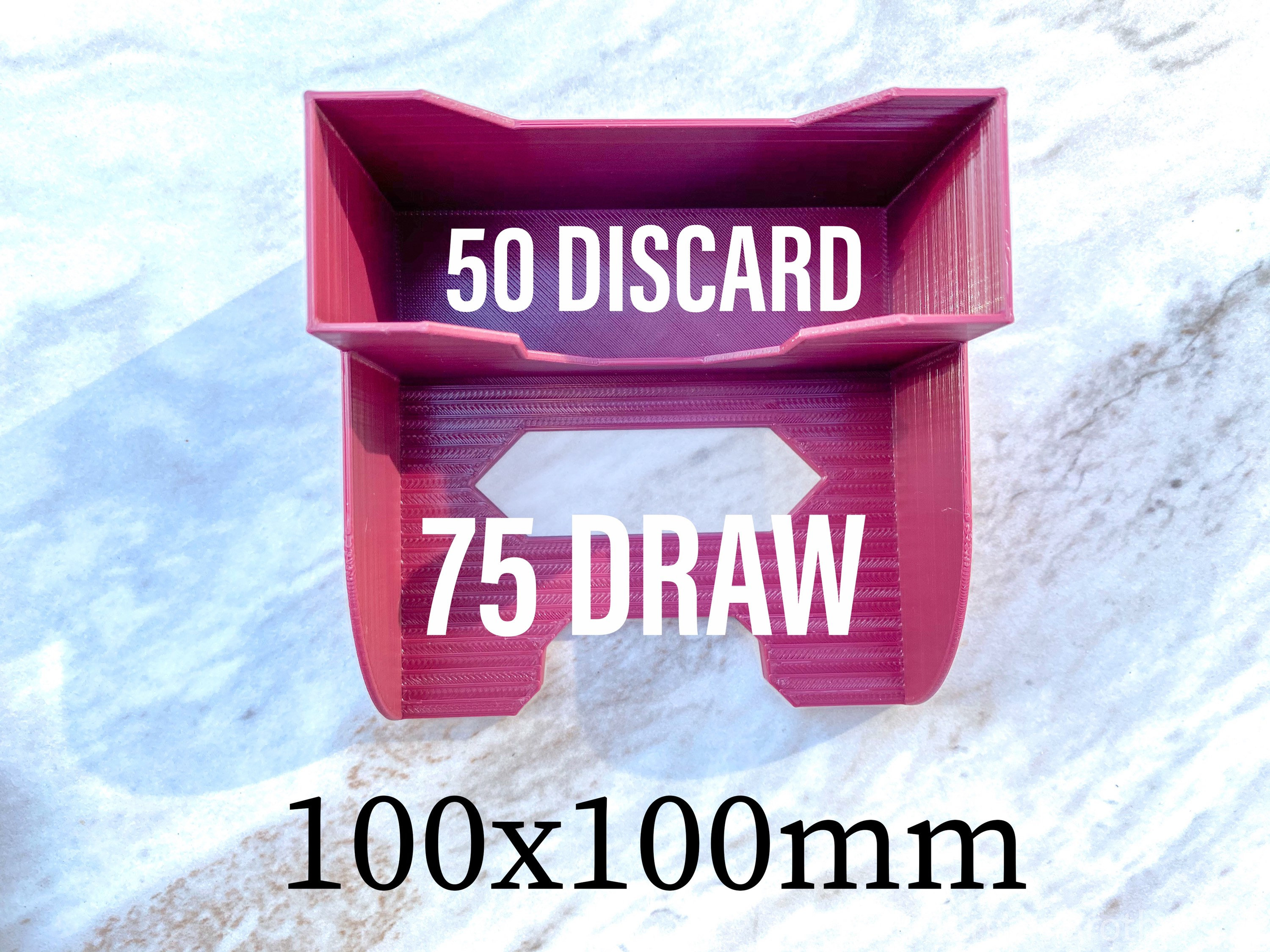 V2 Playing Card Deck Holder Tray Draw and Discard Etsy