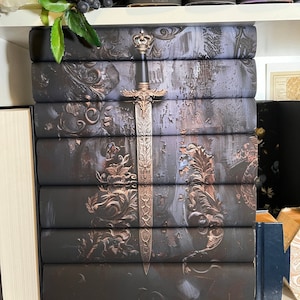 Throne of Glass inspired Broadsword Book Covers | Printable Book Covers | ACOTAR and Brandon Sanderson - inspired Decorative Book Covers