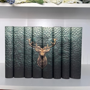 Terrasen inspired Decorative Book Covers | Throne of Glass inspired Book Stack | Aelin inspired Dust Jackets
