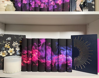 Dragon Flames Book Dust Jacket Set: Fourth Wing Inspired