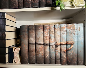 Katana Book Covers: Mistborn Romantasy Decorative Book Stack