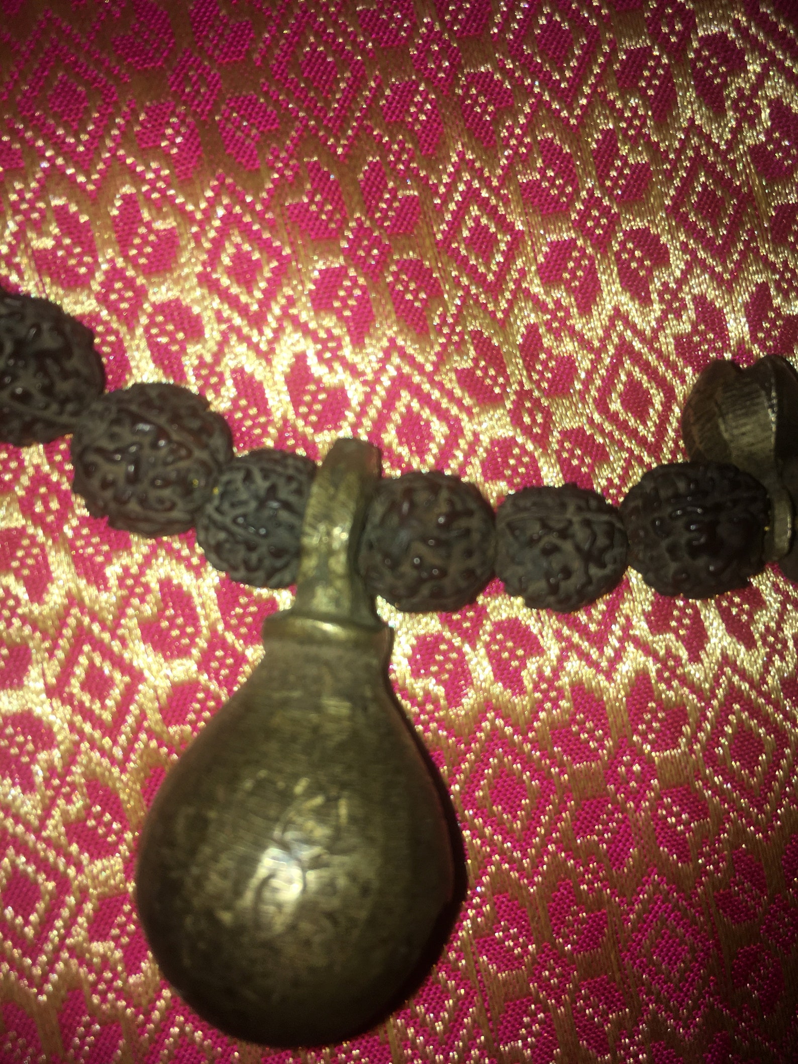 Traditional Antique Bronze Himalayan Shaman Bell Chain Etsy.de