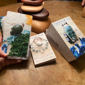 Crystal Skull Tarot Deck with Book by Rachel Pollack - See Videos! image 2