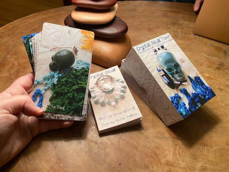 Crystal Skull Tarot Deck with Book by Rachel Pollack - See Videos! image 2