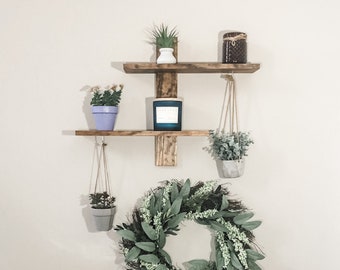 Floating Shelf | Hanging Plant Shelf | Succulent Shelves | FREE SHIPPING!