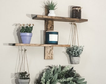 Hanging Plant Shelf | Succulent Shelf | Floating Shelf | FREE SHIPPING!!