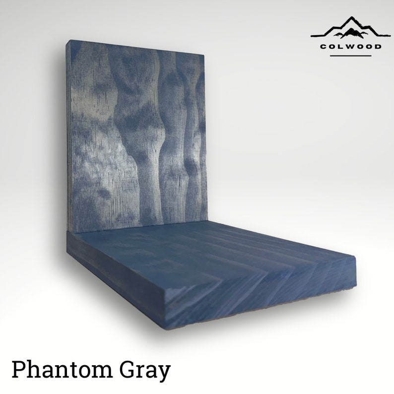 Plantenplank Sappige plank Hangende plantenplank Phantom Gray