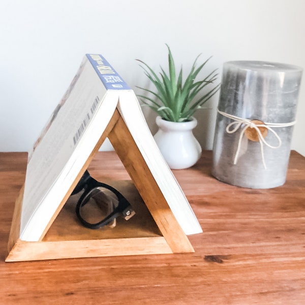 Nightstand Book Holder / Wooden Bookmark / Book Stand