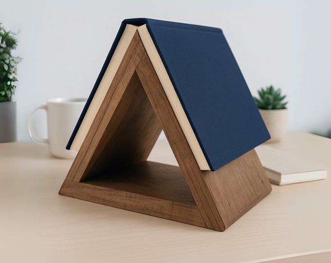 Wooden Bookmark / Book Stand - Etsy