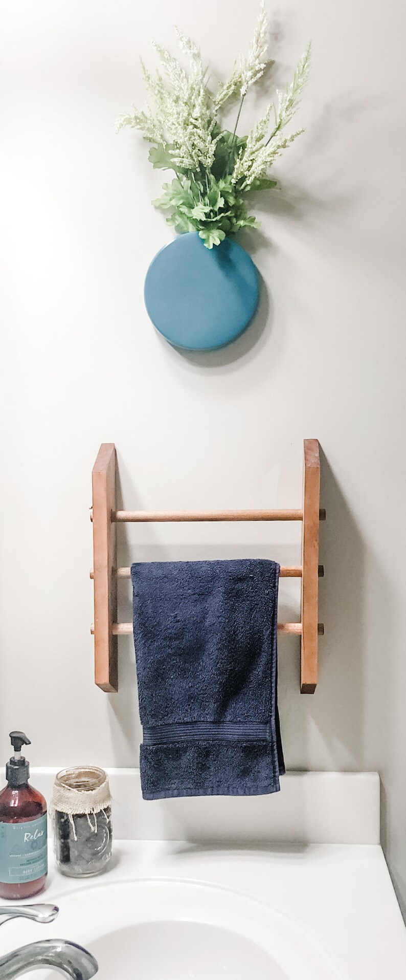 Bathroom Towel Rack Towel Holder Towel Rack Ladder Etsy