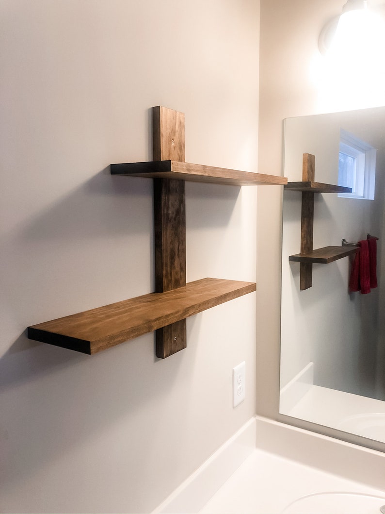 Floating Shelf / Bathroom Shelf / Wall Decor / FREE SHIPPING Etsy