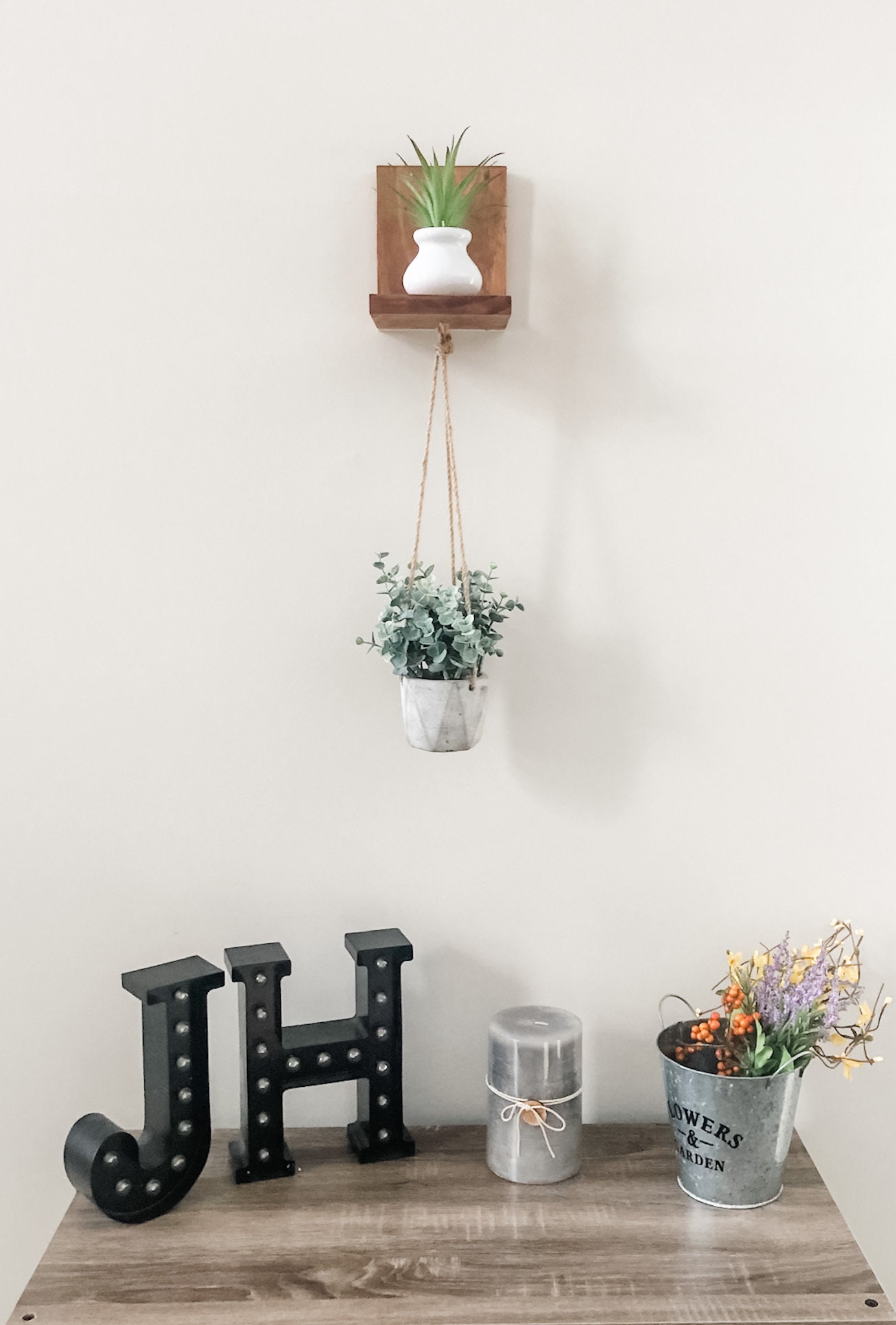 Plant Shelf Succulent Shelf Hanging Plant Shelf Etsy