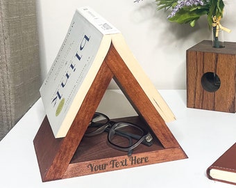 Personalized Book Holder | Wooden Bookmark | Book Stand