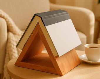 Nachttisch Buchhalter | Lesezeichen aus Holz | Bücherständer