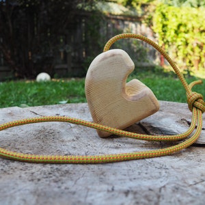 Portable Wooden Rock Climbing Finger Warmup and Training Block Hang-Board