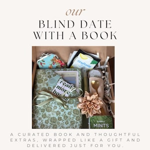 Personalized Blind Date with a Book | Curated Book Box Gift for Book Lovers | Surprise Reading Experience | Romantasy, Classics, Fantasy