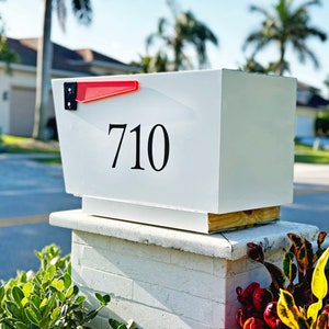 Custom Classic Mailbox Numbers| Reflective| House Address Number| Vinyl Numbers | Modern