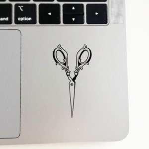 Stylist Scissors Vinyl Decal | Barber | Hairdresser | Salon | Hair Stylist | Victorian | Sticker | Car | Window | Tumbler