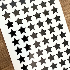 1/2 Inch Mini Star Sticker Sheet 13mm | Small Star Stickers | Tiny Star | Holo Stickers | Holographic | Planner | Calendar