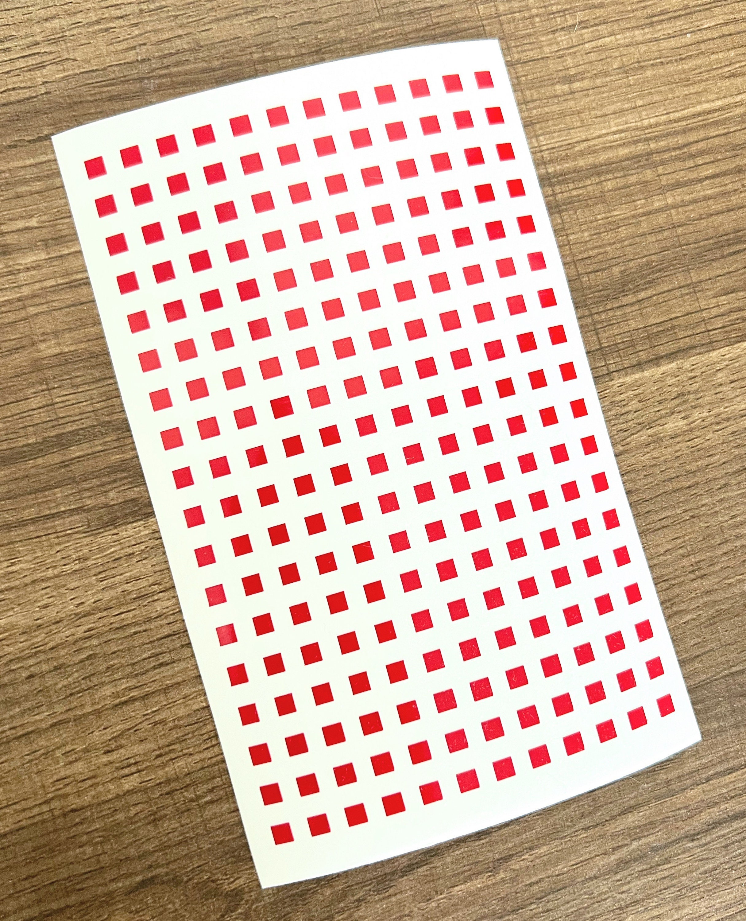 Vintage Tiles Monochrome Square Stickers Planner Stickers Ephemera