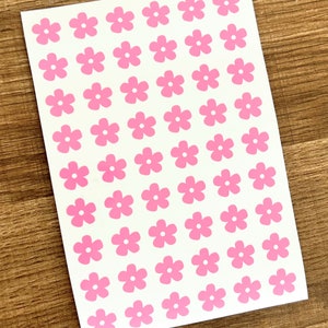 Stickervel minibloem 1/2 inch 13 mm | Stickers kleine bloem | Kleine bloemen | Plannerstickers | Kalenderstickers | BuJo-stickers