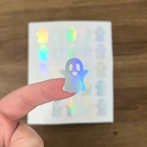 1 Inch Mini Ghost Sticker Sheet 25mm | Small Stickers | Tiny Ghost | BuJo Stickers | Planner | Calendar | Vinyl