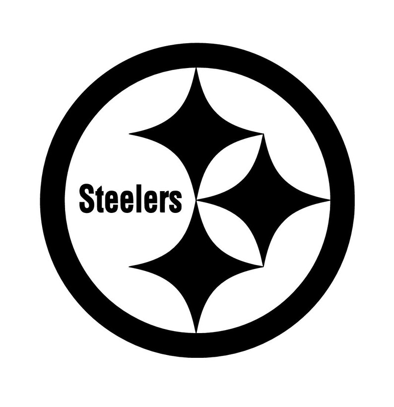 Pittsburgh Steelers Vinyl Car Decal Steeler Nation Laptop