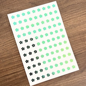 Stickervel minibloem 1/4 inch 6 mm | Kleine stickers | Kleine bloemen | Plannerstickers | Kalenderstickers | BuJo-stickers | Leraar: