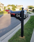 Custom Modern Contemporary Mailbox Numbers | Reflective | House Address Number | Vinyl Numbers | Adhesive Numbers