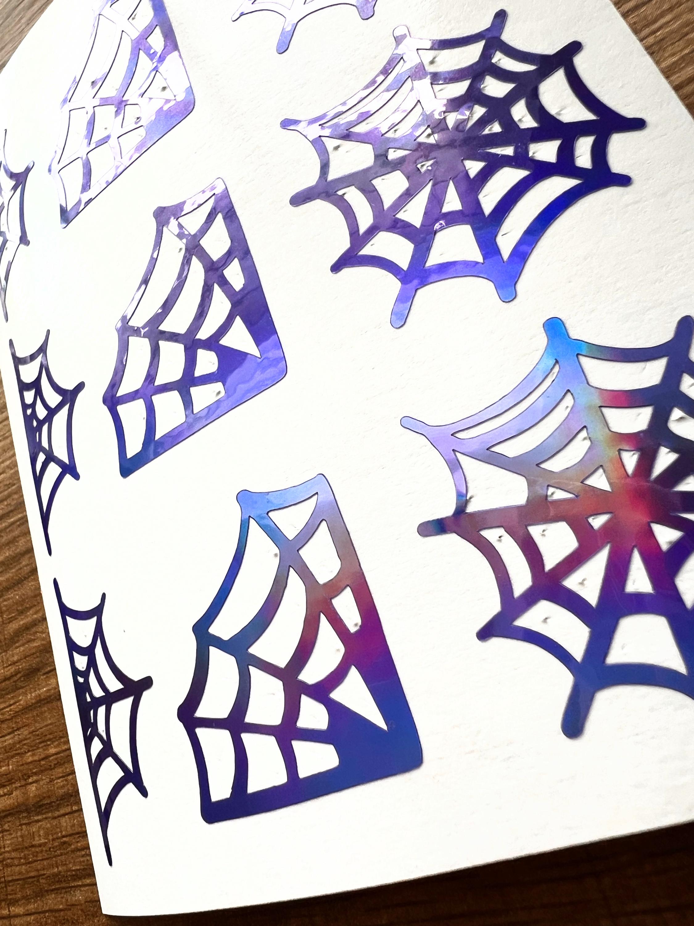 1.5 Inch Spider Web Sticker Sheet 38mm - Etsy