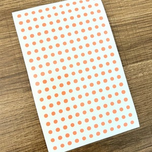 4 mm runder Stickerbogen | Kleine Aufkleber | Punkt-Aufkleber | BuJo Aufkleber | Planer | Kalender | Vinyl