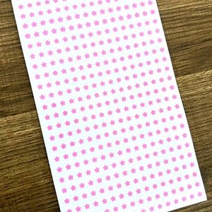 4mm Micro Bubble Star Sticker Sheet
